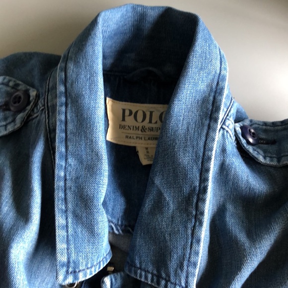Polo Ralph Lauren Denim Utility jacket size M- - Picture 3 of 11
